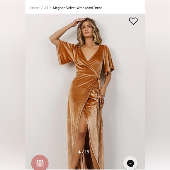 Baltic Born golden hour wrap dress, size xs - Picture 2 of 5